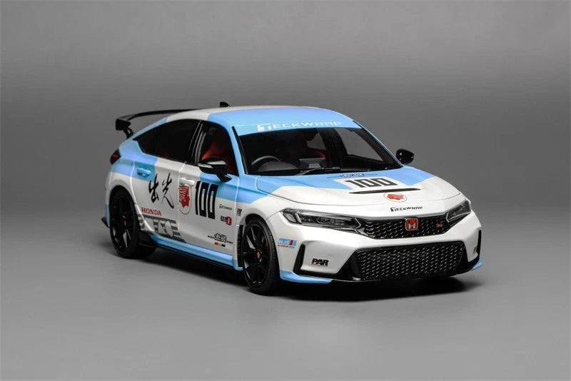 MOTORHELIX 1/18 Honda Civic TYPE R FL5 IDEMITSU BLUE - M85322