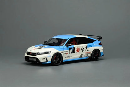 MOTORHELIX 1/18 Honda Civic TYPE R FL5 IDEMITSU BLUE - M85322