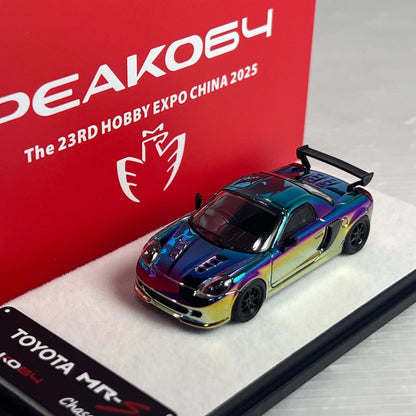 PEAKO 1/64 TOYOTA MR-S - CHAMELEON CHROME * CHASE CAR * | HEC 2025