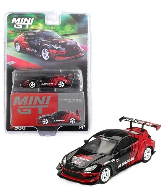 MINI GT #956 1/64 Toyota GR86 HKS TYPE R ADVAN 2022 Tokyo Auto Salon * BLISTER PACK *