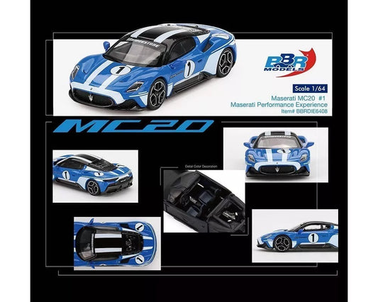 BBR MODELS 1/64 Maserati MC20 #1 Maserati Performance Experience