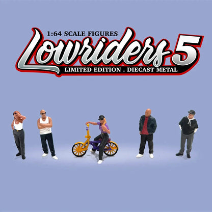 AMERICAN DIORAMA  1/64 Figure Set : Lowriders 5