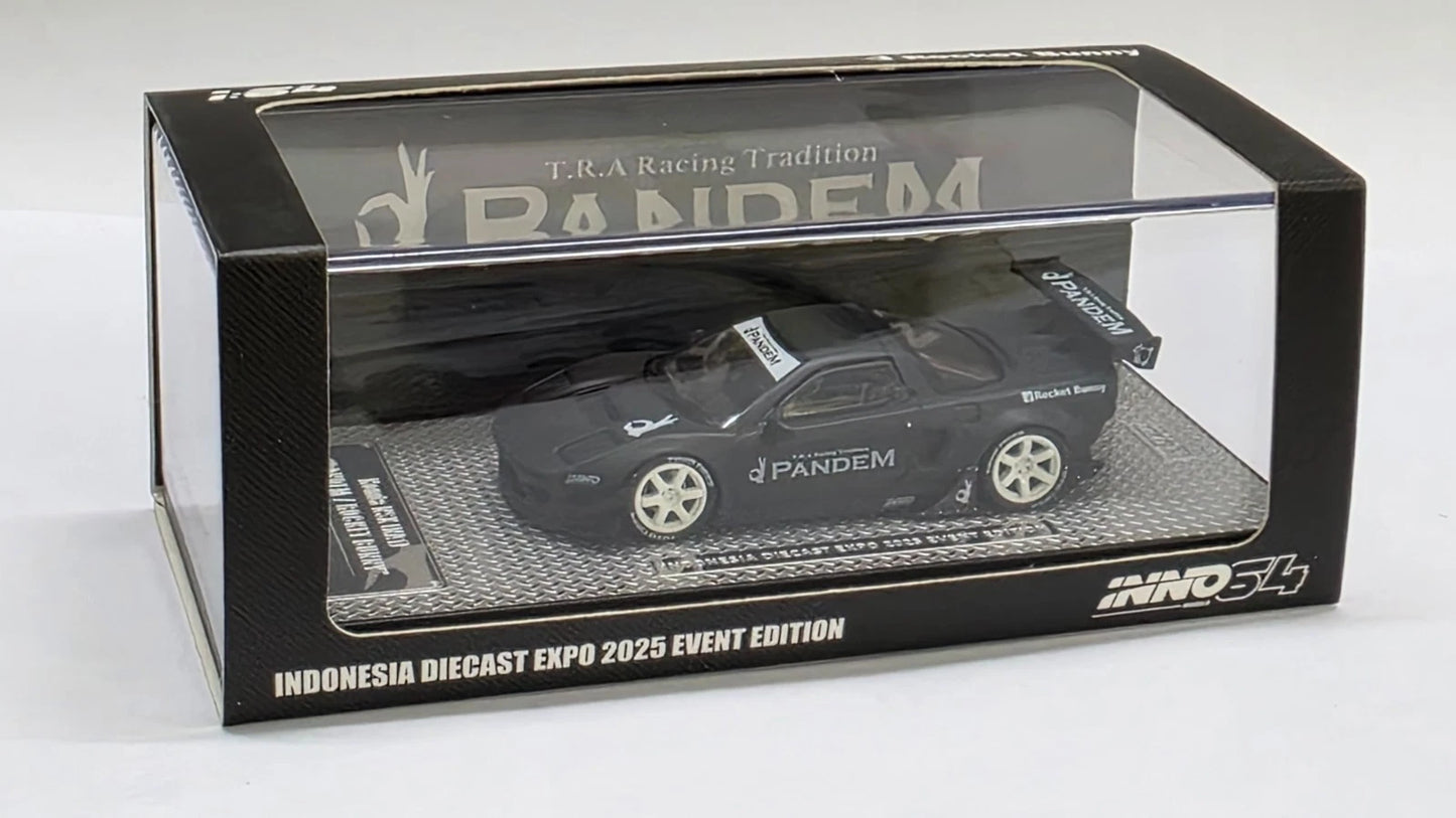 INNO 64 Honda NSX (NA1) “Pandem Rocket Bunny” Black Carbon IDE25 EVENT MODEL