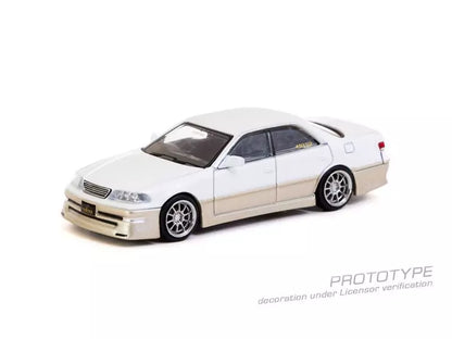 Tarmac Works 1/64 VERTEX Toyota Mark II JZX100 White - GLOBAL64