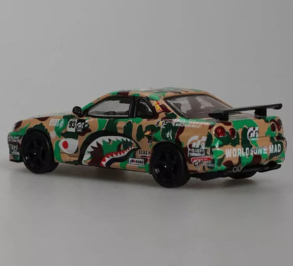 Stance Hunter 1/64 Skyline GT-R R34 Nismo Z-Tune camouflage