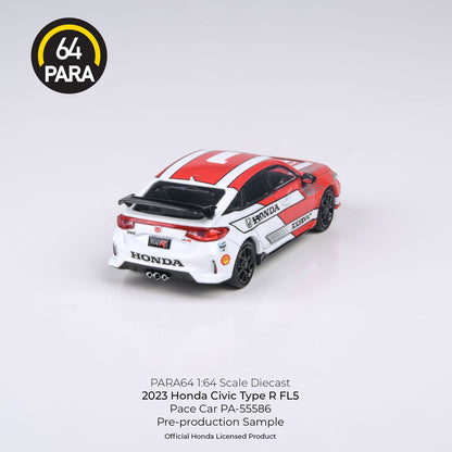PARA64 1/64 2023 Honda Civic Type R FL5 Indycar Pacecar Model Car
