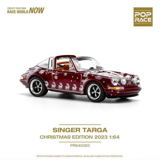 POP RACE 1/64 SINGER TARGA CHRISTMAS 2023 PR640083