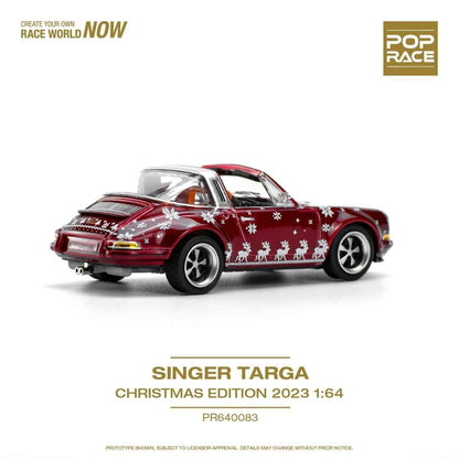 POP RACE 1/64 SINGER TARGA CHRISTMAS 2023 PR640083