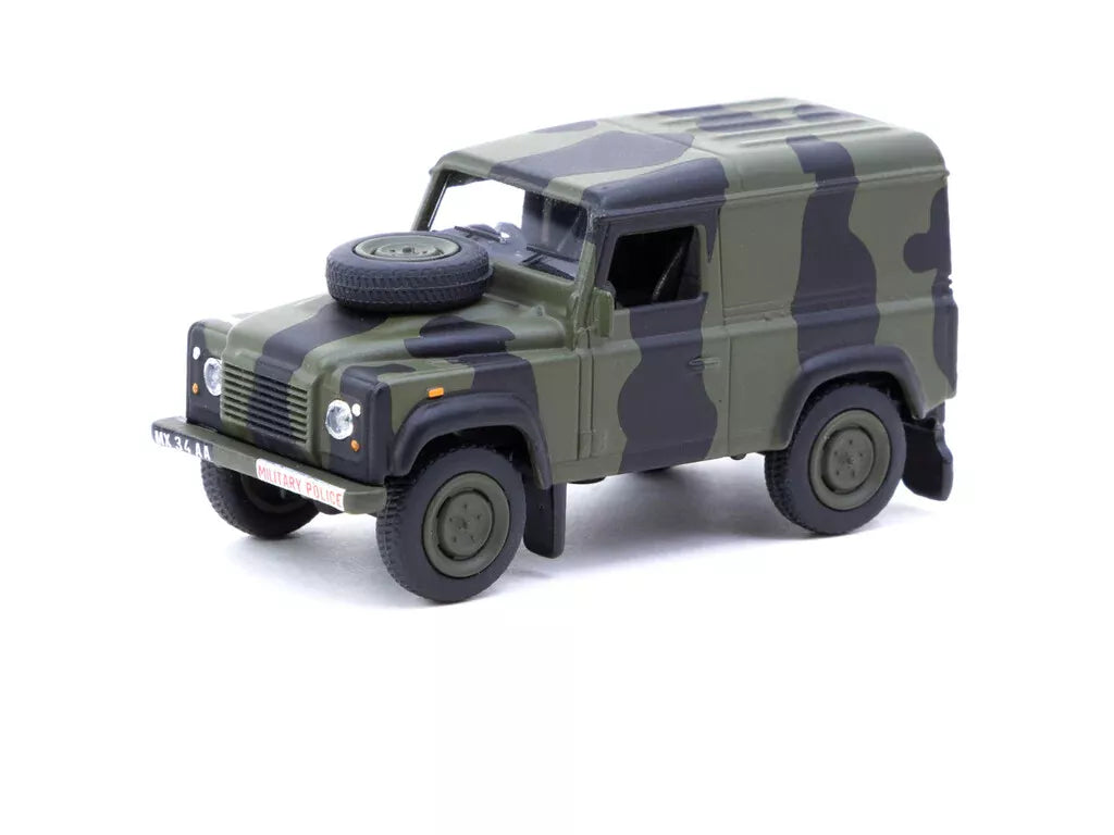 TARMAC WORKS X SCHUCO 1/64 LAND ROVER DEFENDER ROYAL MILITARY POLICE - GLOBAL 64