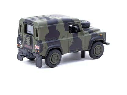 TARMAC WORKS X SCHUCO 1/64 LAND ROVER DEFENDER ROYAL MILITARY POLICE - GLOBAL 64