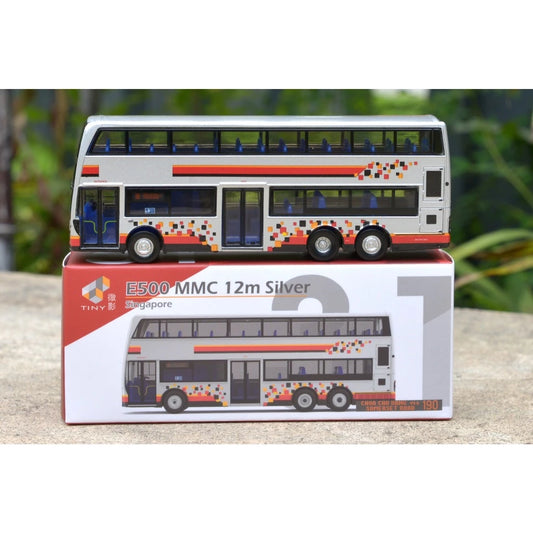 Tiny City 1/110 SG31 Die-cast Model Car - E500 MMC Bus - Silver