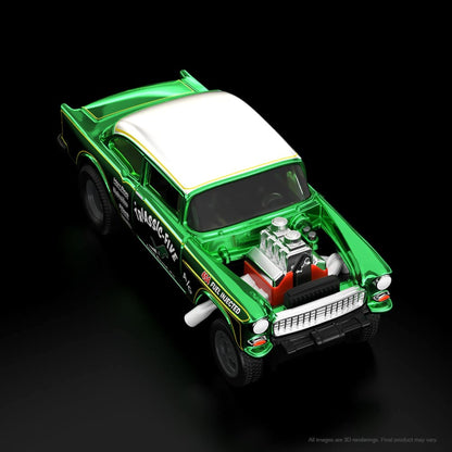 HOT WHEELS RLC HWC Special Edition ’55 Chevy Bel Air Gasser Green