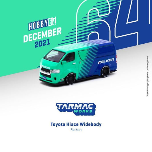 Tarmac Works 1:64 Toyota Hiace Widebody Falken Edition