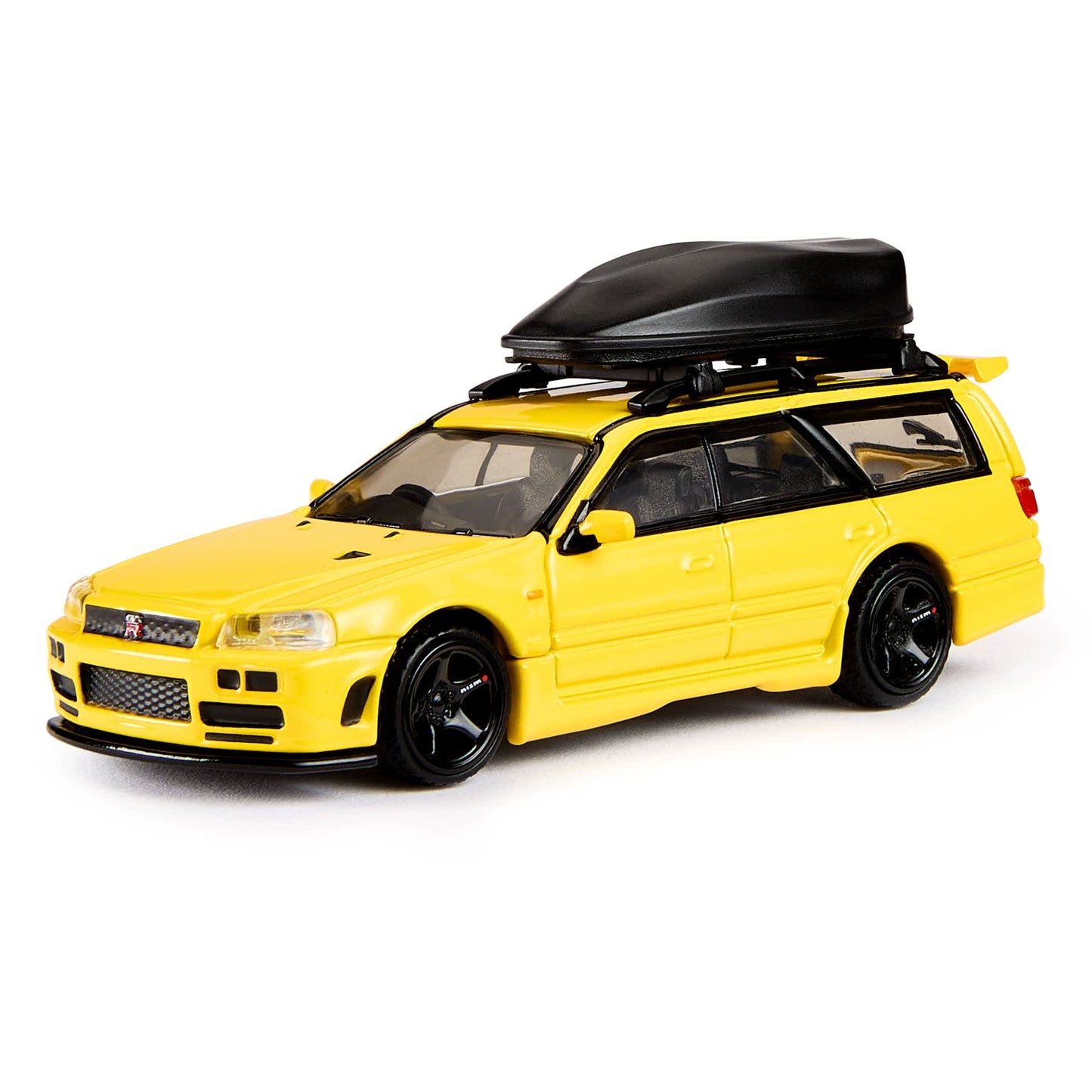 Hot Wheels Elite 64 Mod Shop Nissan Stagea Yellow