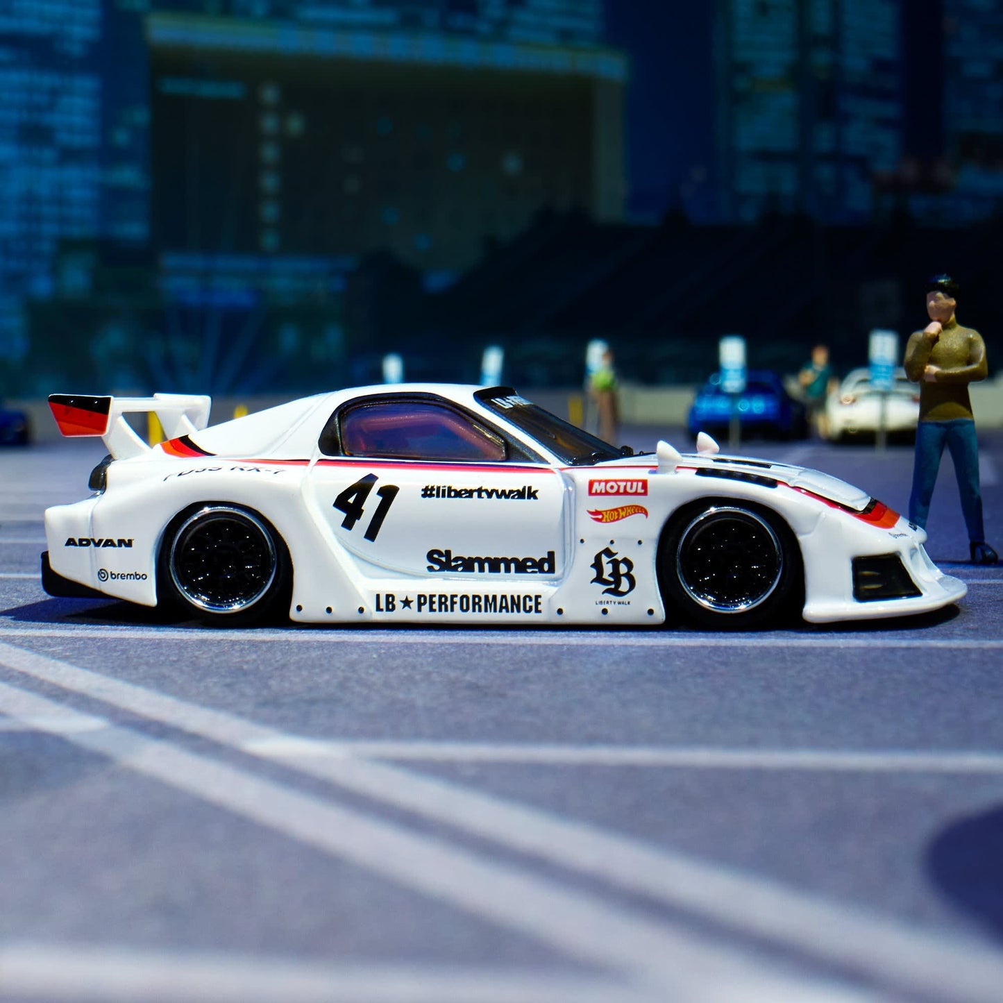 * PRE ORDER * Hot Wheels HWC Elite 64 Mazda RX-7 Liberty Walk