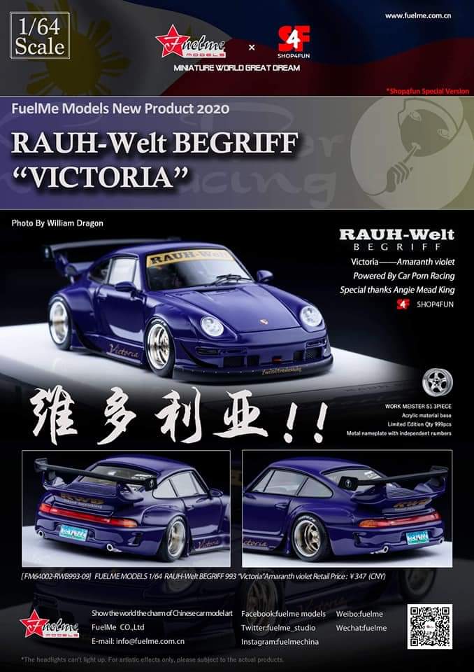 Fuel Me 1/64 RWB 911 (993) VICTORIA