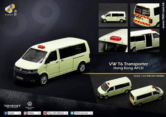 Tiny City 1/76 59 VW T6 TRANSPORTER Hong Kong AFCD