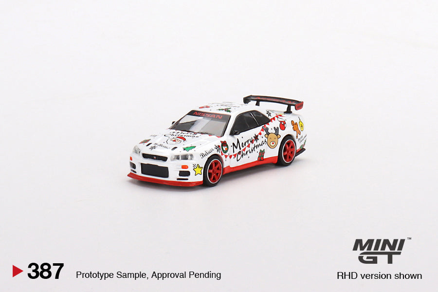 MINI GT #387 Nissan Skyline GT-R (R34) Top Secret 2022 Christmas