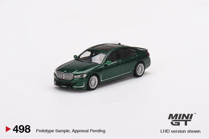 MINI GT #498 1/64 BMW Alpina B7 xDrive Alpina Green Metallic - RHD
