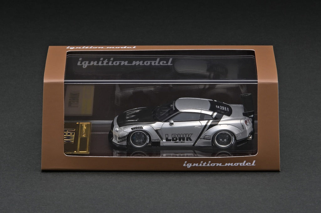 IGNITION MODEL 1/64 IG2369 LB-WORKS Nissan GT-R R35 type 2 Silver