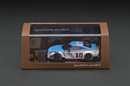 IGNITION MODEL IG2372 1/64 LB-WORKS Nissan GT-R R35 type 2 White/Blue