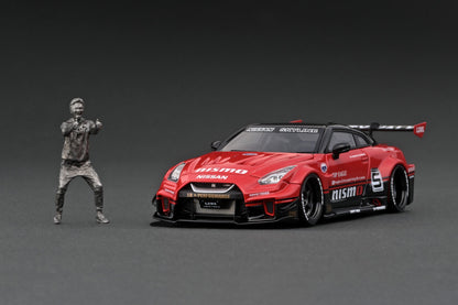 IG online shop special! IG2731 LB-Silhouette WORKS GT Nissan 35GT-RR Red/Black With Mr. Kato
