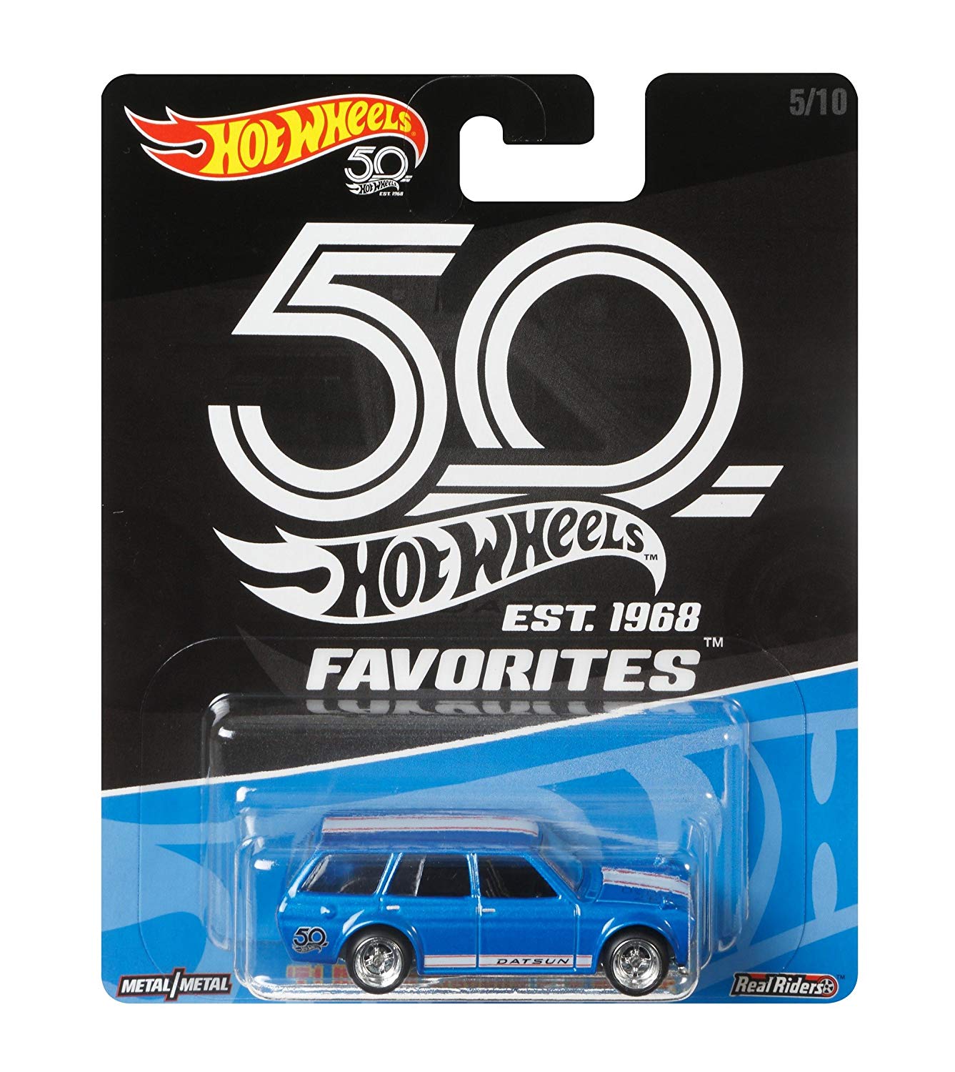 Hot Wheels 50th Anniversary Favorites 71 Datsun Blue Bird 510 Wagon