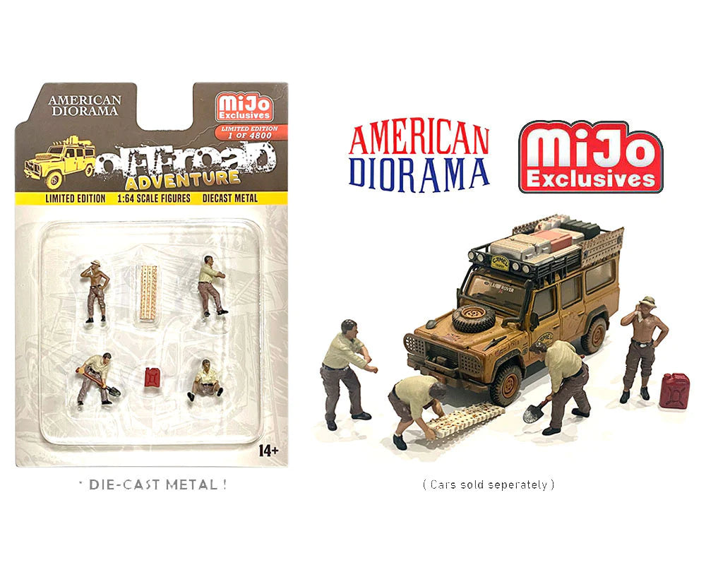 American Diorama 1:64 Figure Set - Off Road Adventure - MIJO Exclusive