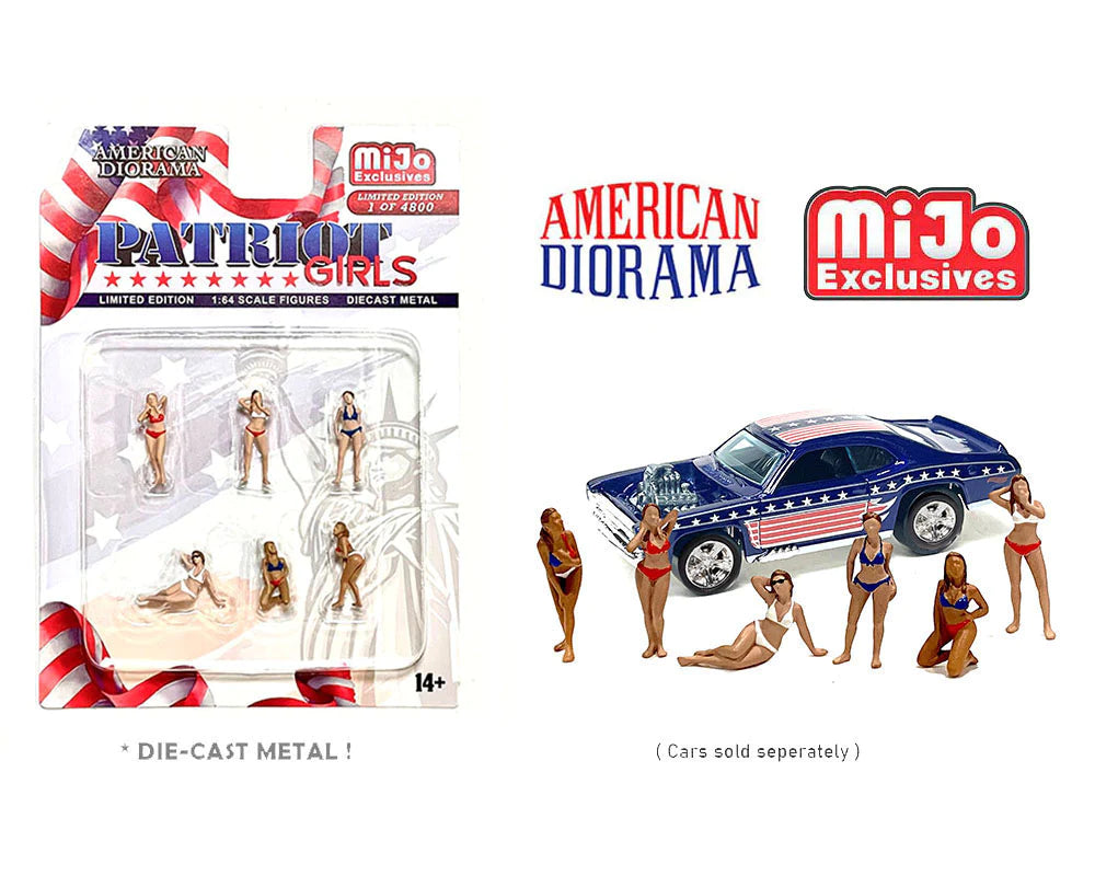 American Diorama 1:64 Figure Set - Patriot Girls - MIJO Exclusive