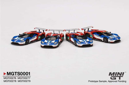 Ford GT LMGTE PRO2016 24 Hrs of Le Mans Ford Chip Ganassi Team 4 Cars Set Limited 5000 sets