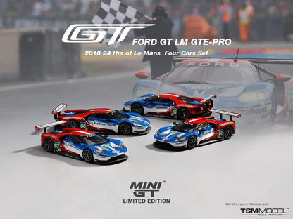 Ford GT LMGTE PRO2016 24 Hrs of Le Mans Ford Chip Ganassi Team 4 Cars Set Limited 5000 sets