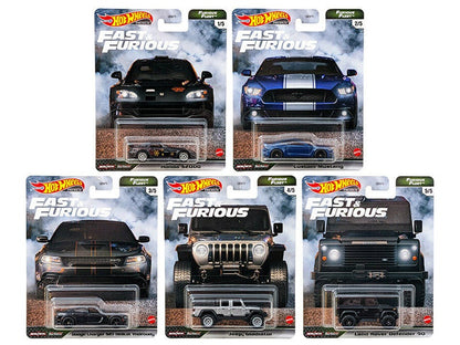 Hot Wheels Fast & Furious " Furious Fleet " SET GBW75-956N