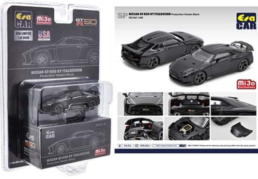 ERA 1:64 Mijo Exclusive Nissan GT-R50 By Italdesign Black Limited 3,600
