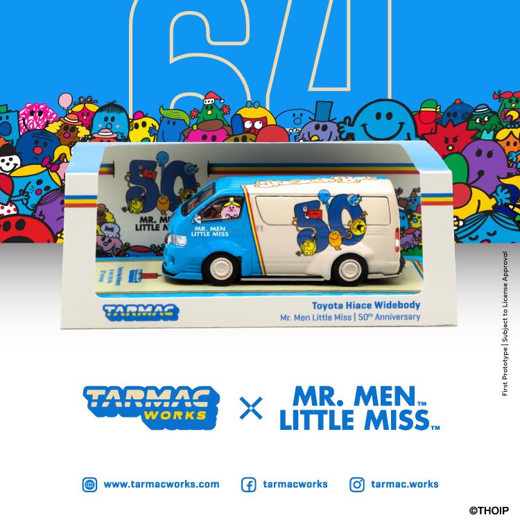 Toyota Hiace Widebody Mr. Men Little Miss 50th Anniversary *** With metal oil can *** *** Collaboration with Mr. MenLittle Miss ***