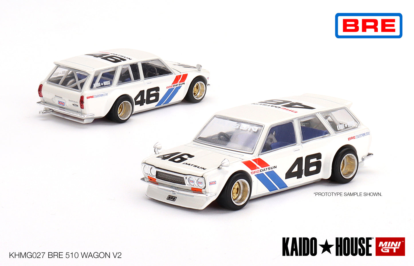 [ Kaido House x MINI GT ] Bre Datsun 510 wagon V2 KHMG027