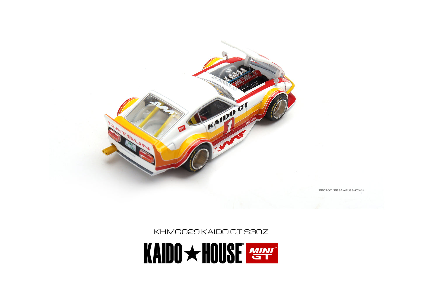 MINI GT X KAIDO HOUSE Datsun KAIDO Fairlady Z Kaido GT V1  - RHD [ KHMG029]