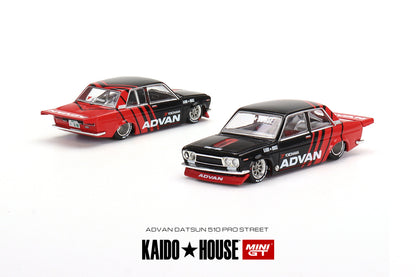 Mini GT X KAIDO HOUSE 1/64 Datsun 510 Pro Street ADVAN ( KHMG032 )