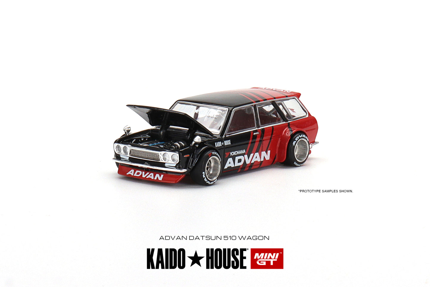 Mini GT X KAIDO HOUSE 1/64 Datsun 510 Pro Street ADVAN ( KHMG032 )