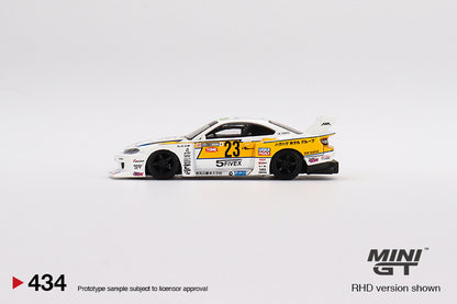 *  PRE ORDER * MINI GT #434 1/64 LB-Super Silhouette Nissan S15 SILVIA #23 2021 Formula Drift Japan (RHD)
