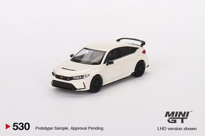 MINI GT #530 1/64 Honda Civic Type R Championship White 2023 (RHD)