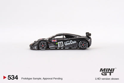 * PRE ORDER * MINI GT #534 1/64 McLaren F1 GTR #59 1995 Le Mans 24Hr Winner (LHD)