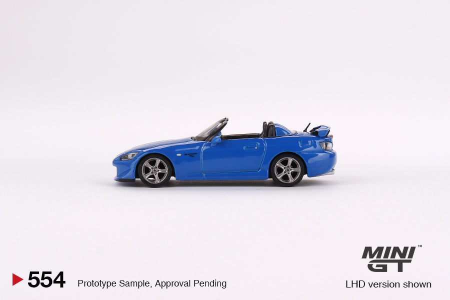 MINI GT #554 1/64 Honda S2000 (AP2) CR Apex Blue (LHD)