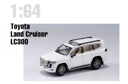 G.C.D 1/64 TOYOTA LAND CRUISER LC300 WHITE #153 (RHD)