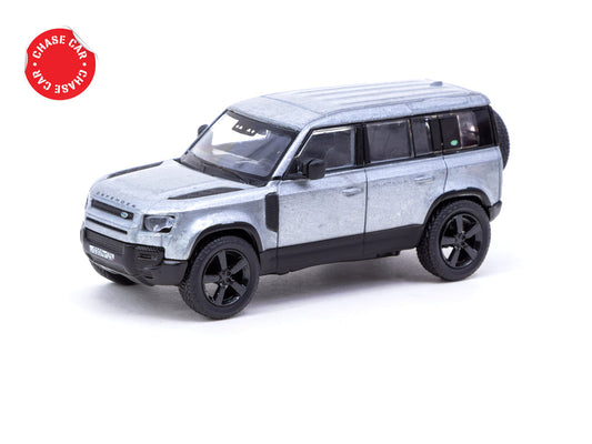 Tarmac Works 1/64 Land Rover Defender 110 Black Metallic - GLOBAL64 * CHASE *