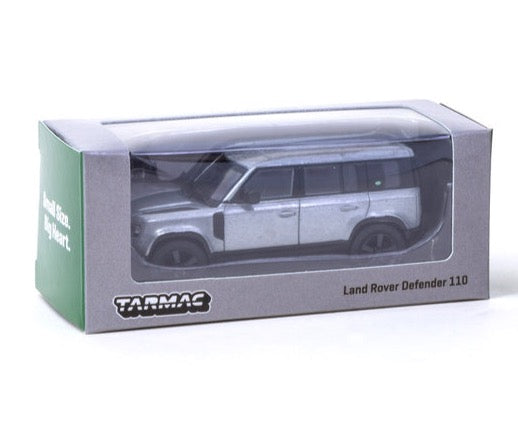 Tarmac Works 1/64 Land Rover Defender 110 Black Metallic - GLOBAL64 * CHASE *