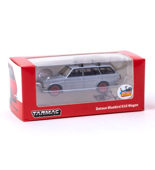 Tarmac Works 1/64 Datsun Bluebird 510 Wagon Red - GLOBAL64 * CHASE *