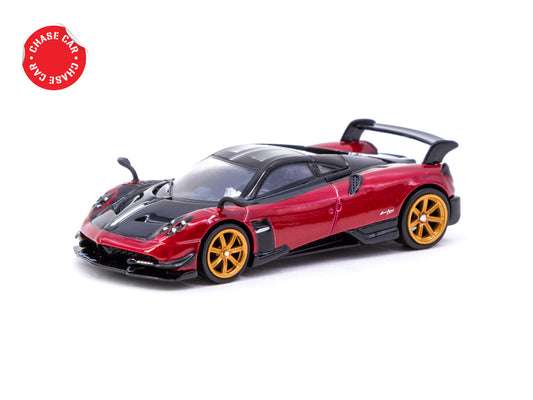 Tarmac Works 1/64 Pagani Huayra BC Rosso Dubai - GLOBAL64 * CHASE *