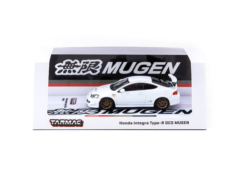 Tarmac Works 1/64 Honda Integra Type-R DC5 MUGEN Championship White with Oil Can - ROAD64