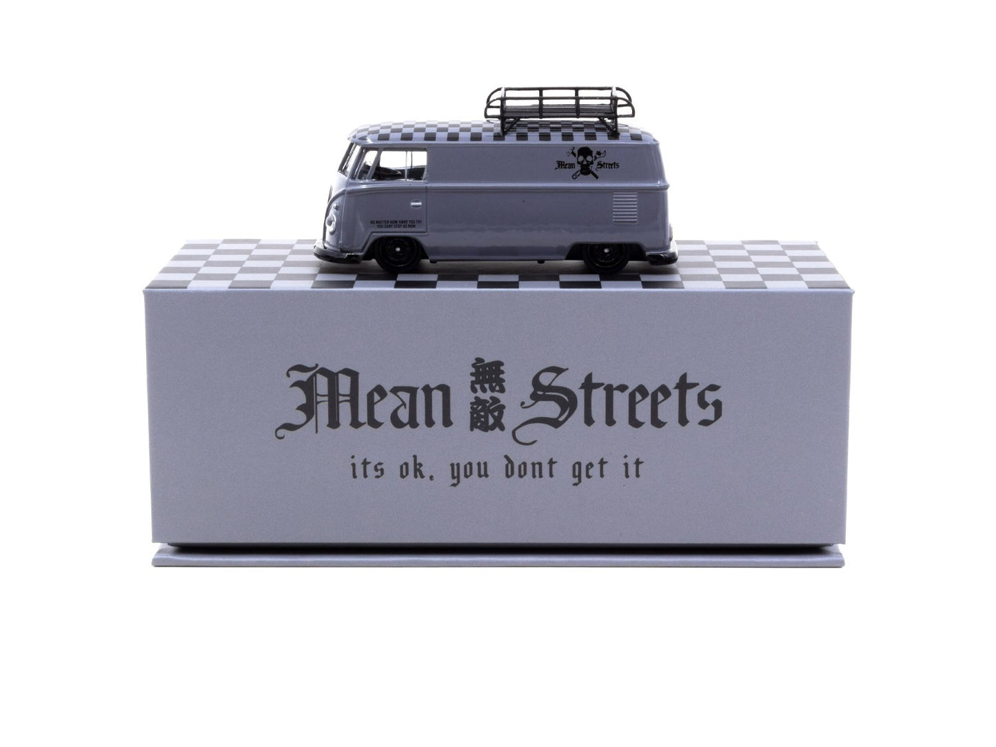 TARMAC X SCHUCO 1/64 VOLKSWAGEN T1 PANEL VAN MEAN STREETS SPECIAL EDITION *WITH OIL CAN PACKAGE