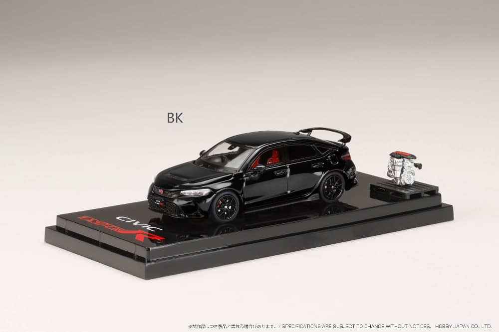 Hobby Japan 1/64 Honda Civic Type-R FL5 (HJ641063) - BLACK